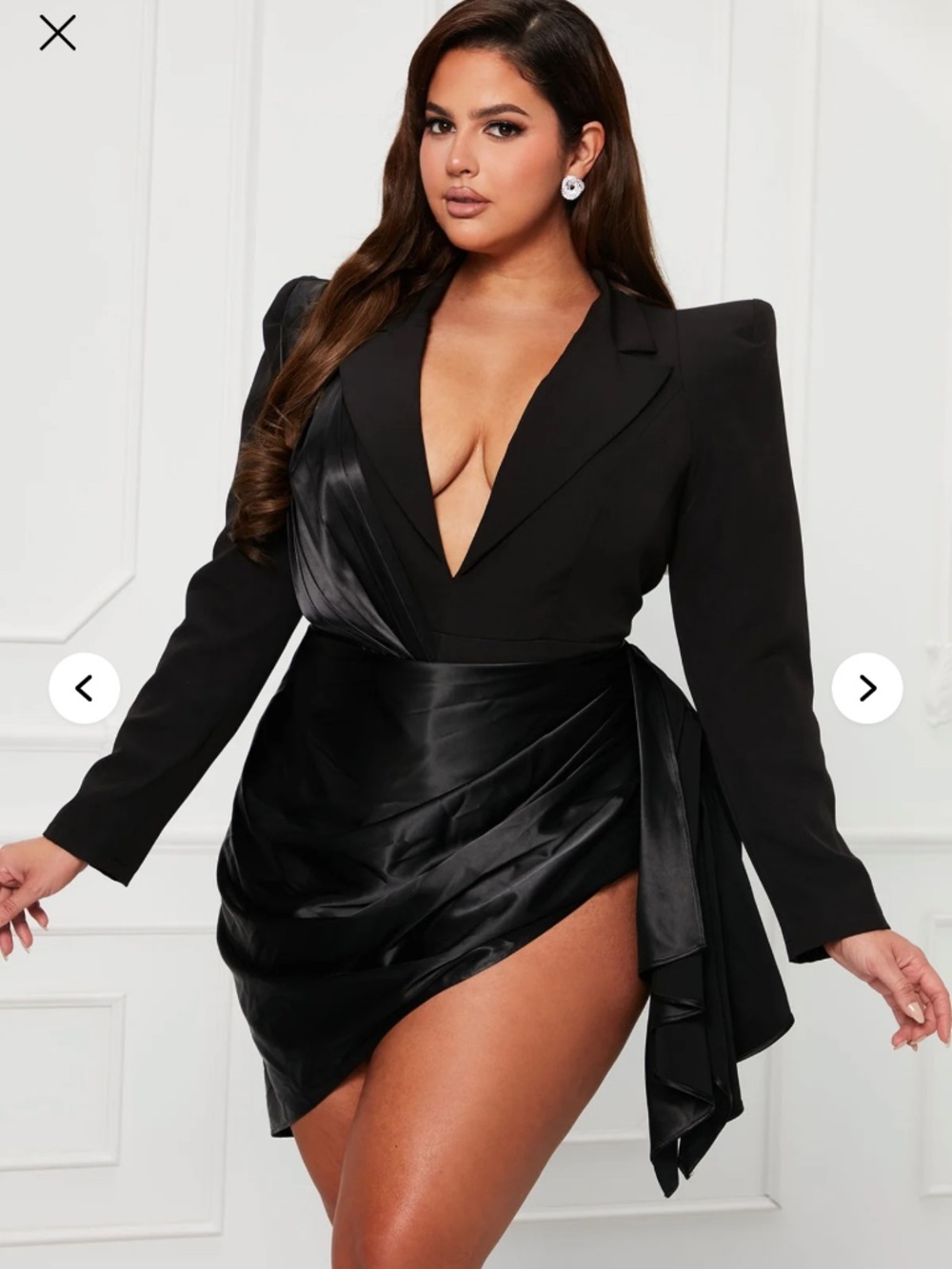 Black long sleeve dress